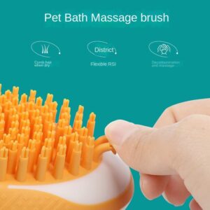 Dog bath brush