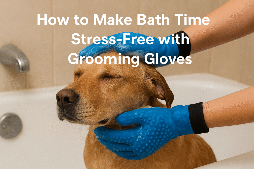 How to Make Bath Time Stress-Free with Grooming Gloves