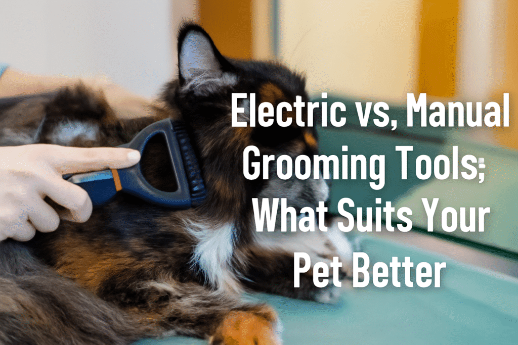 Electric vs. Manual Grooming Tools: What Suits Your Pet Better