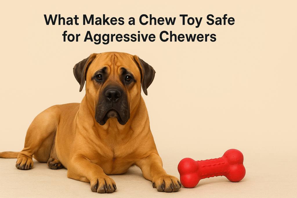 What Makes a Chew Toy Safe for Aggressive Chewers