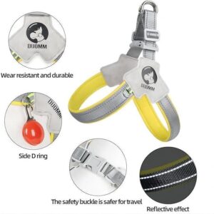 Adjustable no pull harness
