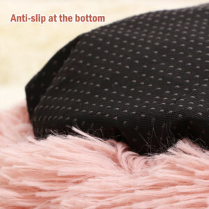 Small Dog Bed – Round Plush Pet Nest for Dogs & Cats