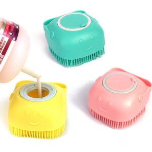 Silicone pet bath brush