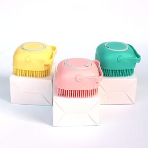 Silicone pet bath brush